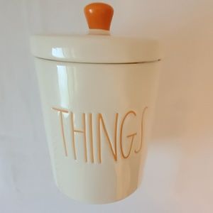 RAE DUNN "THINGS" Jar With Lid